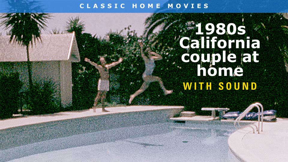 1980s Home Movies with sound Southern California couple at home, marriage proposal