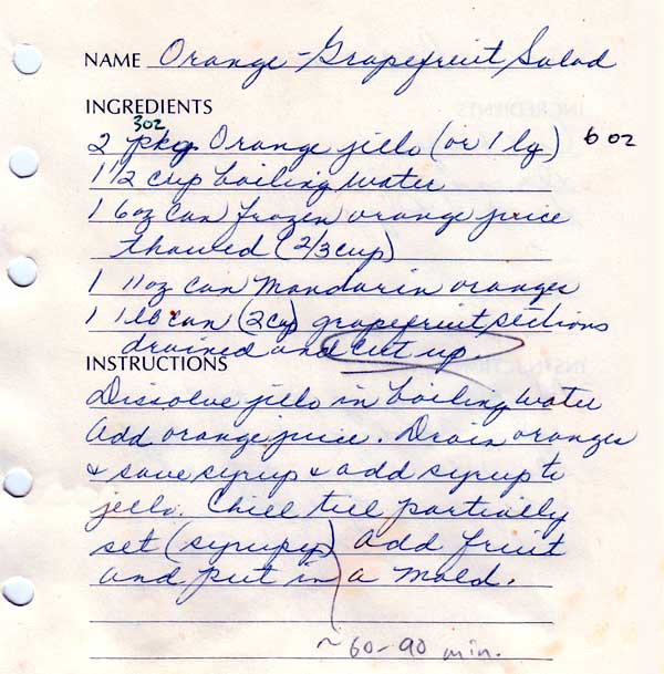 Orange-Grapefruit Salad recipe